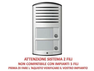 BTICINO TERRANEO PULSANTIERA  342921  AUDIO 2 FILI 2 TASTI 2 LINEA 2000 - Immagine 1 di 4