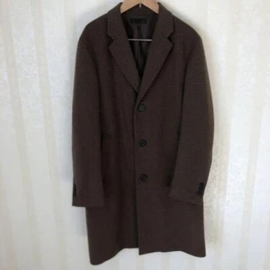 UNIQLO Chester Coat Men Japan M Size / US S Size Brown Wool - Picture 1 of 10