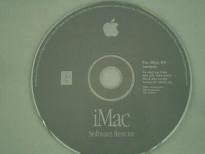Apple Macintosh iMac (2000) Software Media Pack 600-7829 - 4 CD’s - Image 1 of 4