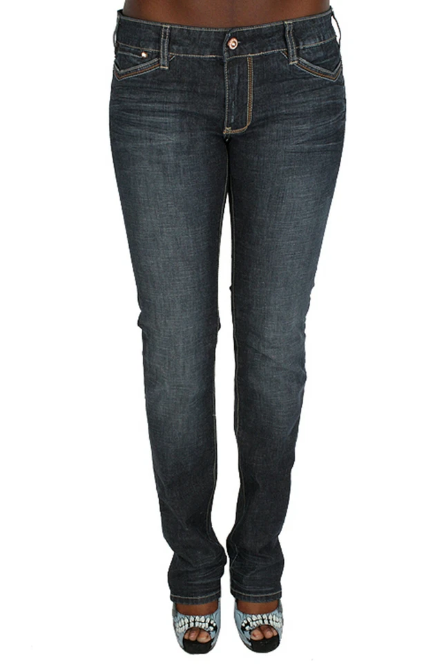 Pantalones de mezclilla Parasuco talla 24 $111 CAD azul oscuro pierna estrecha calce ajustado 8031PRJ NUEVOS CON ETIQUETAS Foto 1 de 4