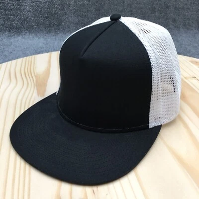 Sombrero de camionero OTTO para hombre negro talla única malla ajustable espalda ala plana poliéster Foto 1 de 4