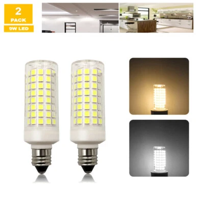 2pcs E11 LED Bulb 9W 110~120V 102-2835 Ceramic Light for Home Lighting H - Image 1 of 4