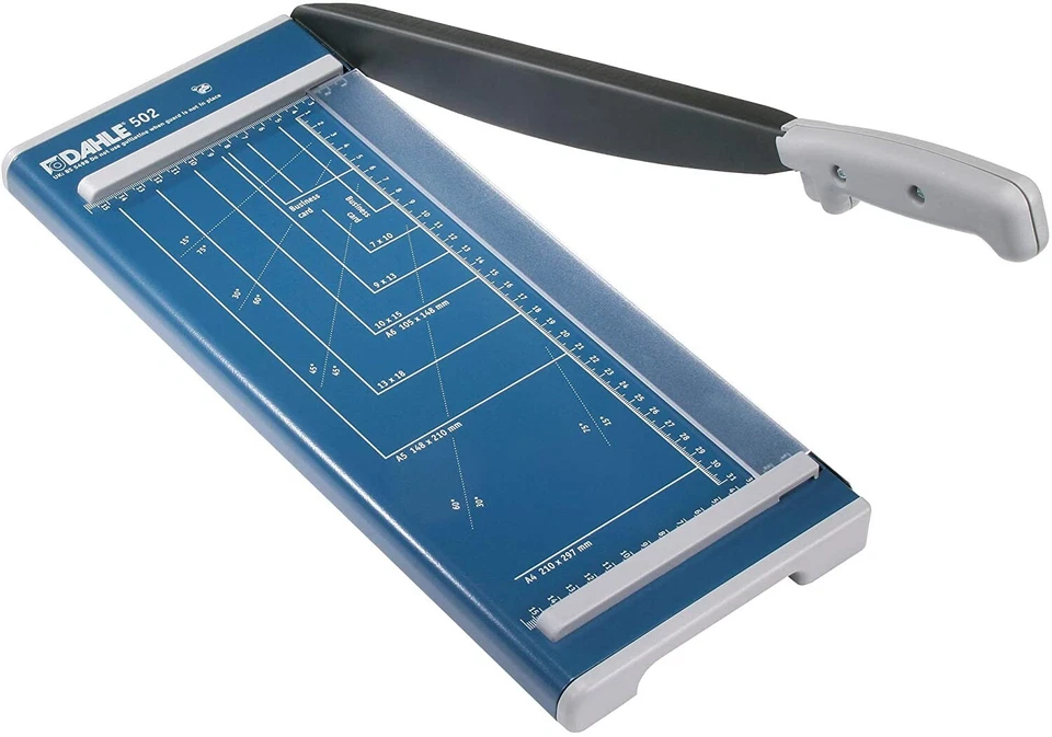 Dahle 502 Papierschneider bis DIN A4 8 Blatt Schneidleistung blau 00502-20043 - Bild 1 von 1