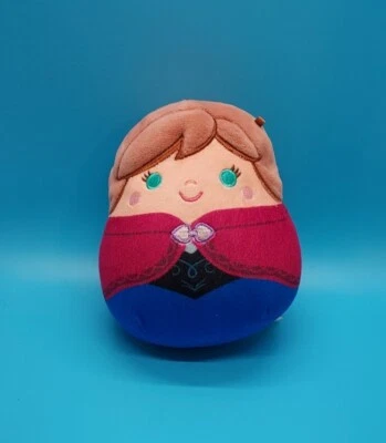 ANNA • Squishmallow Disney Frozen Plush Stuffed Animal KellyToy 5½ Inch Princes - Image 1 of 4