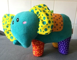 Nuby Elefuntastic Multi-coloured Elephant Activity Soft Toy - Picture 1 of 7