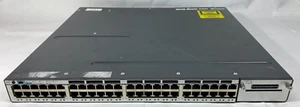 Anatel CISCO WS-C3750X-48P-L Catalyst 3750X 48Port PoE LAN Base w/1 Power Supply - Picture 1 of 8