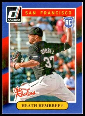 2014 DONRUSS THE ROOKIES #39 HEATH HEMBREE ROOKIE CARD SAN FRANCISCO GIANTS/RC - Image 1 of 2