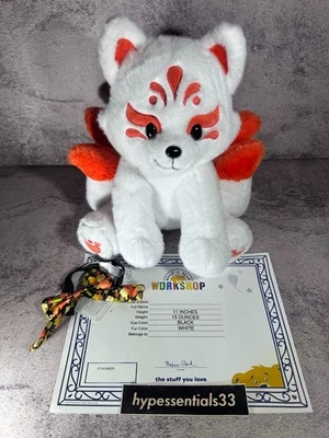 Build A Bear Legendary Kitsune Fox With Gifting Bow Plush Unstuffed New. In Hand - Image 1 of 4