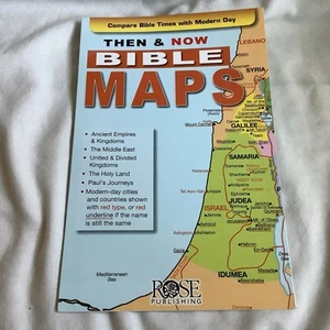 Then and Now Bible Maps: Compare Bible Times with Modern Day - BRAND NEW!! - Foto 1 di 3