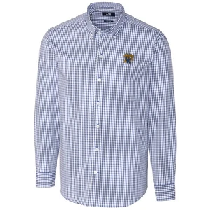 Cutter & Buck Mens Kentucky Wildcat Gingham Button Down Shirt Size 2XB/2XT - Picture 1 of 8