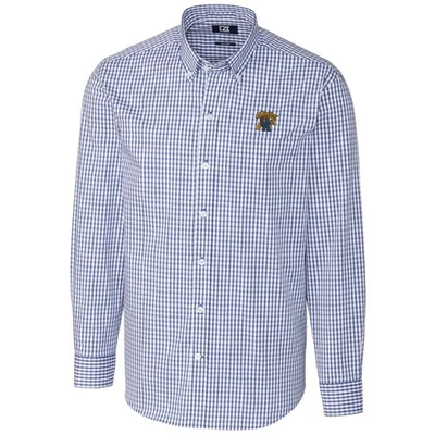 Cutter & Buck Mens Kentucky Wildcat Gingham Button Down Shirt Size 2XB/2XT - Image 1 of 4