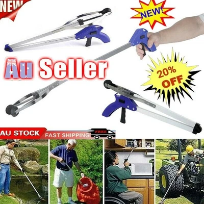 Grabber Pick Up Tool Extended Garbage Reaching Stick Trash Picker Folding AU - image 1 of 4