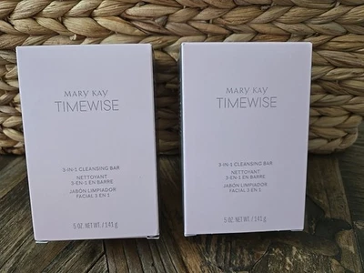  Mary Kay Timewise 3 in 1 Cleansing Bar  Lot Of 2 DISCONTINUED  Buy More Save $$ - Image 1 of 2