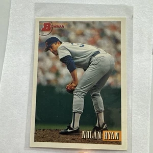 1993 NOLAN RYAN BOWMAN #405 TEXAS RANGERS - Picture 1 of 2