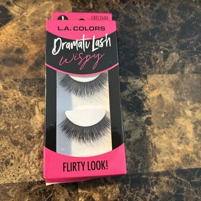 L.A. Colors Dramatic Lash Wispy False Eyelashes (NEW In Package) - Image 1 of 2