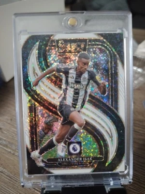 2024-25 Panini Select Alexander Isak SSP White Sparkle #186 Newcastle Liverpool - Image 1 of 2