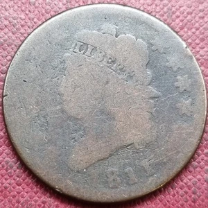 1811 Classic Head Large Cent 1c Circulated Key Date #93399 - Picture 1 of 2