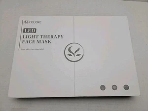 Maschera LED per terapia della luce maschera per la cura della pelle, LED terapia della luce rossa 630nm e 830nm Wa... - Foto 1 di 5