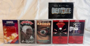 KROKUS Cassette Tape Lot x6 Headhunter Blitz Change Alive Best Of GREAT WHITE - Imagen 1 de 12