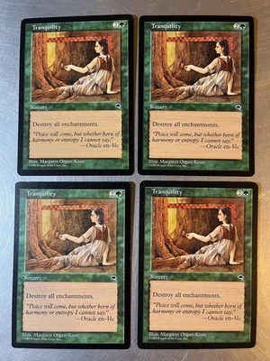 4x Tranquility 1997 Tempest Magic Cards LP Condition - Image 1 of 2