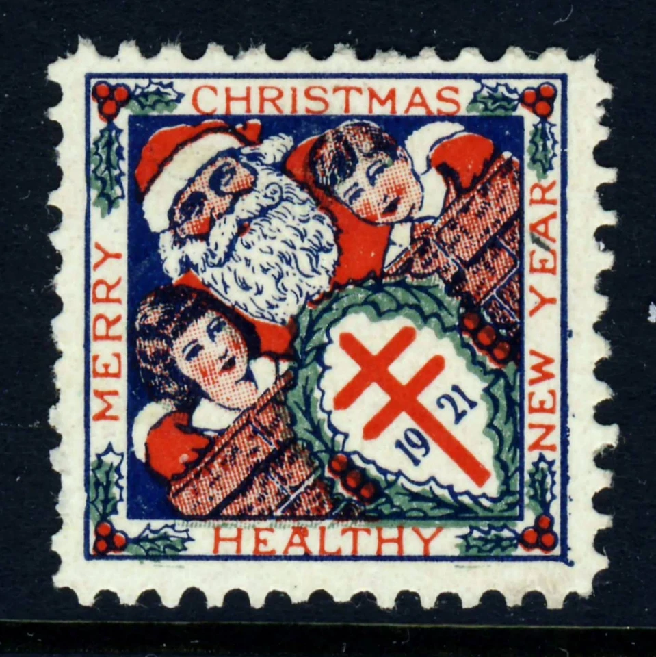 1921  USA  Christmas  Seal . Type 3 (WX29) . Mint Hinged - Image 1 of 1