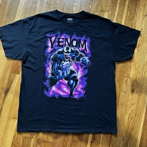 Camicia uomo Marvel Venom taglia XL (46/48) nera manica corta 100% cotone - Foto 1 di 7