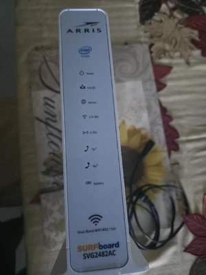 Arris Surfboard Internet WiFi Voice Cable Modem SVG2482AC DOCSIS 3.0 Xfinity - Image 1 of 3