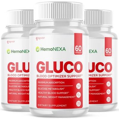 (Paquete de 3) Píldoras HemoNexa Apoyo Avanzado para la Salud de la Sangre Vitamina Hemo Nexa 180 Cápsulas Foto 1 de 4