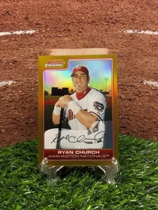 2006 Bowman Chrome - Ryan Church #71 Gold Refractor /50 - Picture 1 of 2