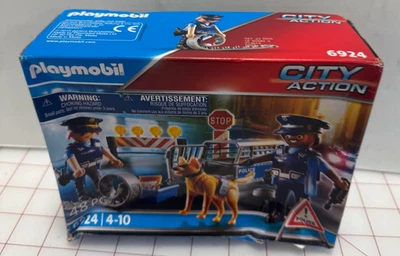 Playmobil City Action Police K9 Unit Set 6924 Dog Officers New Damaged Box #A1 - Image 1 of 2