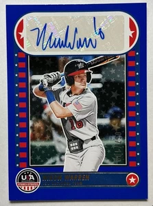 2025 Stars and Stripes 15U Autograph Nixon Warren /100 RC - Picture 1 of 2