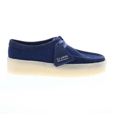 Clarks Wallabee Cup 26174005 Womens Blue Oxfords & Lace Ups Casual Shoes - Image 1 of 4