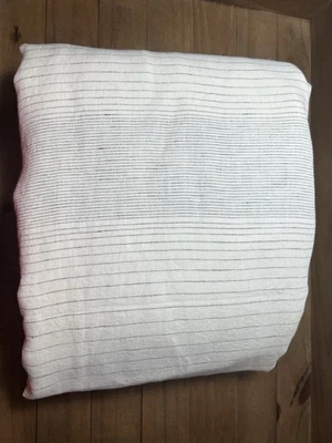 Capa de edredom listra graduada linho europeu West Elm King/Cal King - Imagem 1 de 4