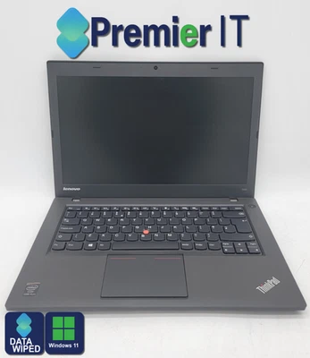 Lenovo ThinkPad T440 Laptop - Intel Core i5 4th Gen - 8GB RAM + 256GB SSD - Image 1 of 4