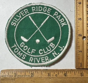 Parche vintage con el logotipo del campo de golf Silver Ridge Park Toms River Nueva Jersey - Imagen 1 de 2