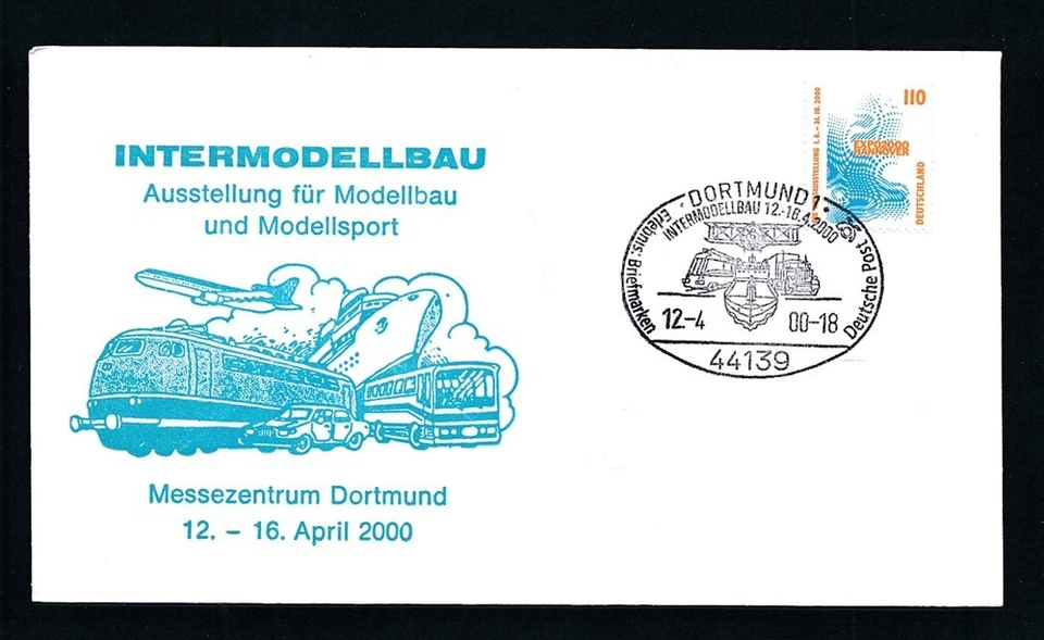 D456045 Alemania Cubierta Ferroviaria Modelo Tren Expo 2000 Foto 1 de 1