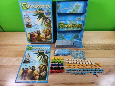 Carcassonne South Seas Tile Board Game Around the World Series Z-Man; COMPLETE - Image 1 of 4