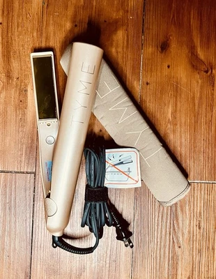 Rizador de pelo Tyme Iron Pro 2 en 1 plancha color champán Foto 1 de 4