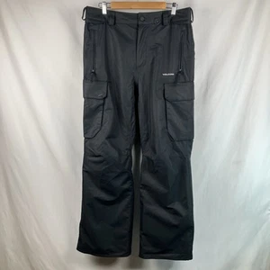 Volcom V.Co Hunter Snow Pants Mens M Black 10K Waterproof Snowboard G1352208 - Picture 1 of 14