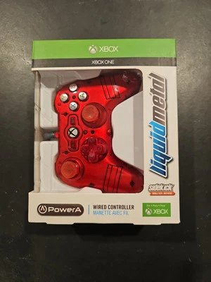 Xbox One Power A Wired Liquid Metal Controller Red [VERY RARE!] 💥 - Image 1 of 4