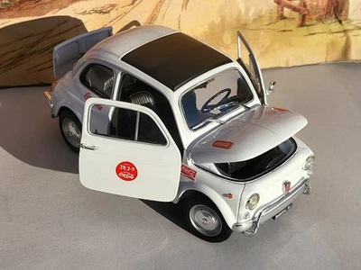 Diecast metal model 1:18 WELLY-NEX COCA COLA's NUOVA 500 anno 1969 mint in box. - Immagine 1 di 4