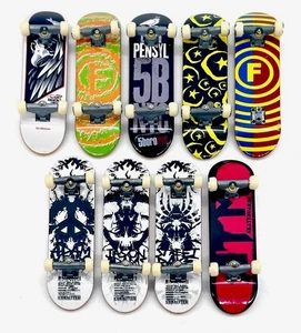 Vintage Tech Deck Finger Boards Lot of 9 Black Label Birdhouse 5B NYC GUC READ! - Picture 1 of 11