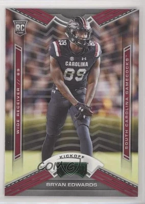 2020 Panini Chronicles Draft Picks Playoff Kickoff Bryan Edwards #11 Rookie RC - Image 1 of 2
