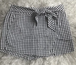 Vineyard Vines Black & White Gingham Seersucker Skort Women’s Size 00 - Picture 1 of 7