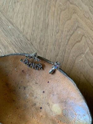 Dior Jadior bee silver earrings - Image 1 of 4