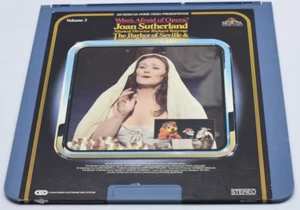 Who's Afraid Of Opera Volume 3 CED Movie RCA SelectaVision VideoDisc YES - Picture 1 of 2