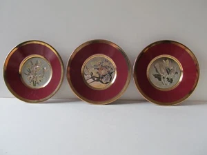 Platos grabados en plata de 24K decorativos de colección RAROS color Chokin - Imagen 1 de 12