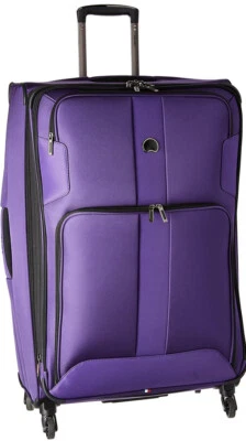 Delsey Paris Sky Max 2.0 мягкий расширяемый чемодан с колесиками-спиннерами, фиолетовый - Изображение 1 из 4