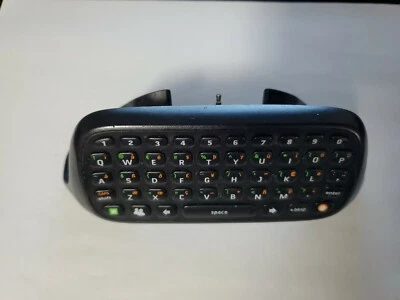 Microsoft Xbox 360 Controller Chatpad Keyboard Attachment - X852479-001 Black Foto 1 de 2