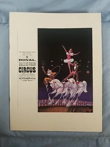 1983 Vintage Royal Hanneford Circus Program Magazine - Picture 1 of 4